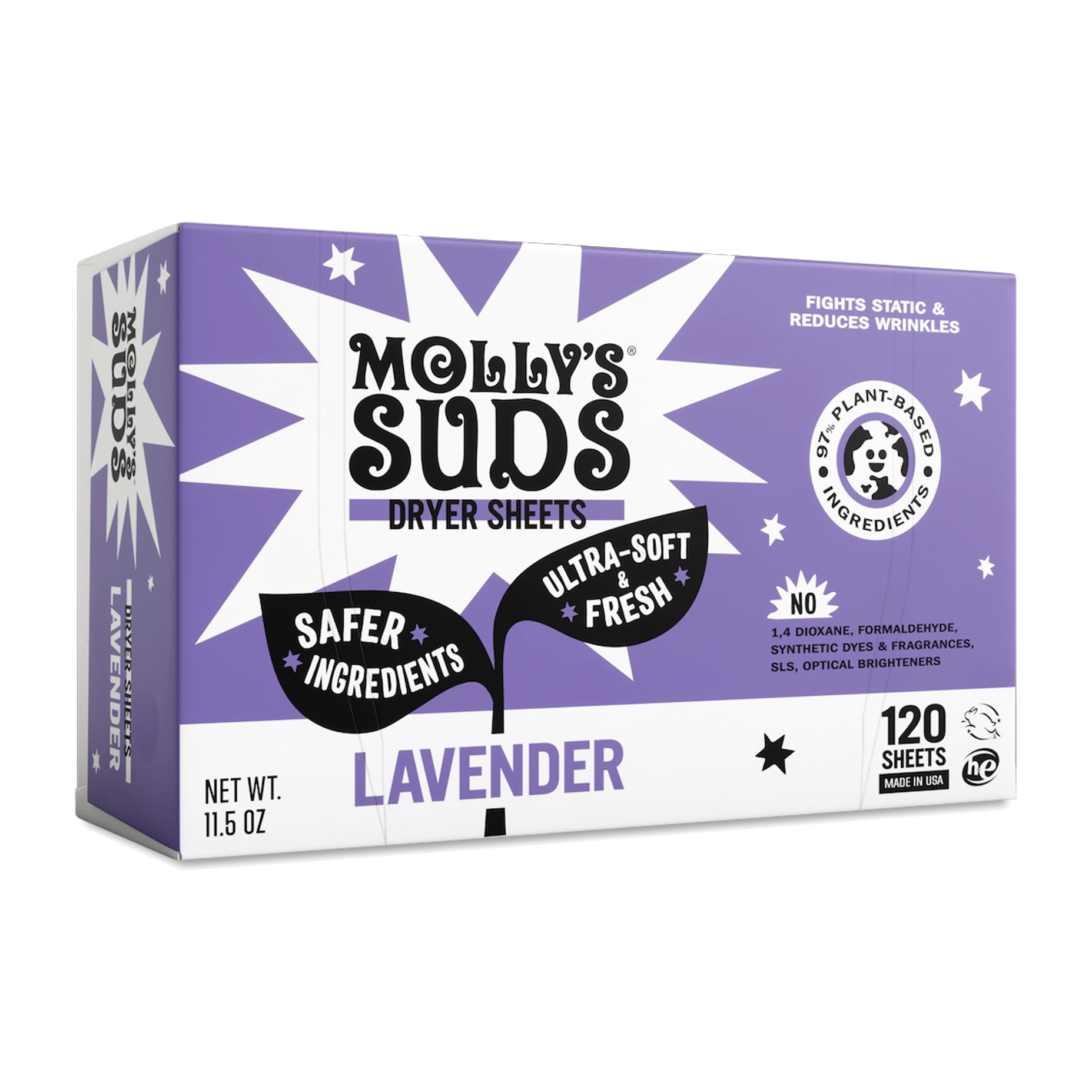 Fabric Softener Dryer Sheets, Lavender