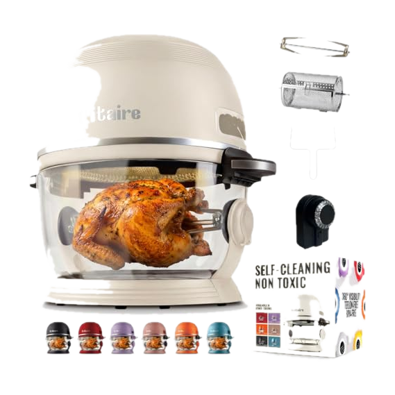 Self-Cleaning Glass Air Fryer