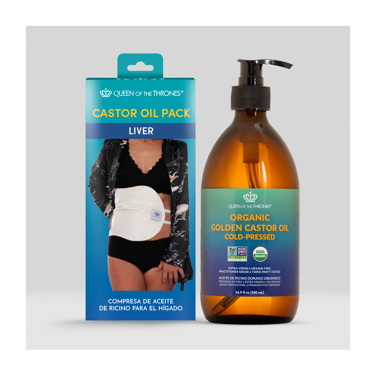 Liver Castor Oil Pack Kit
