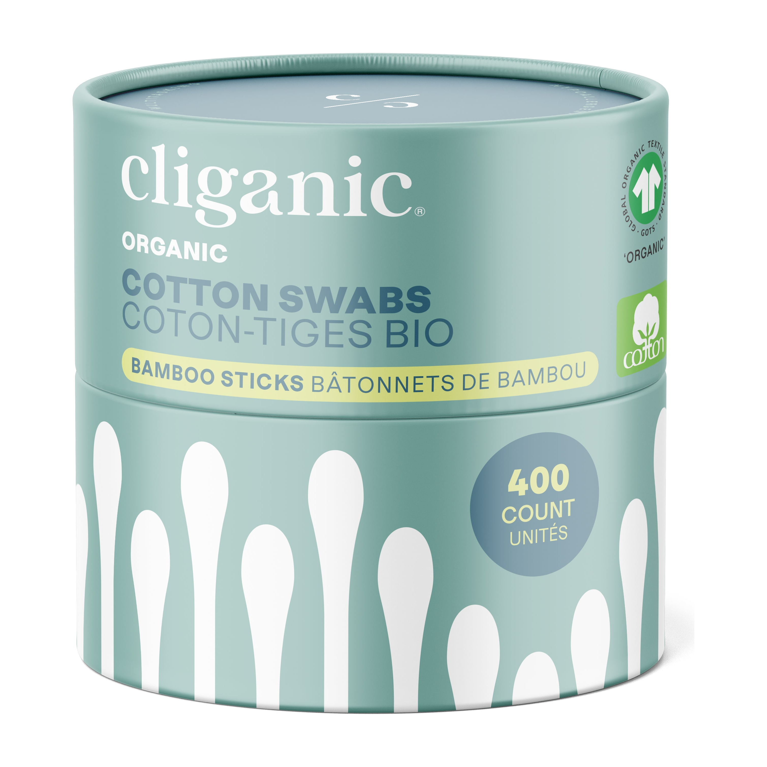 Organic Bamboo Cotton Swabs