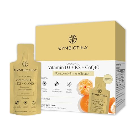 Liposomal Vitamin D3 + K2 + CoQ10
