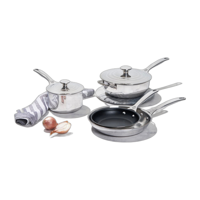 Stainless Steel Pan Set 6 Piece
