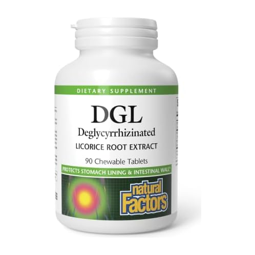 Natural Factors DGL Chewable Digestive Support