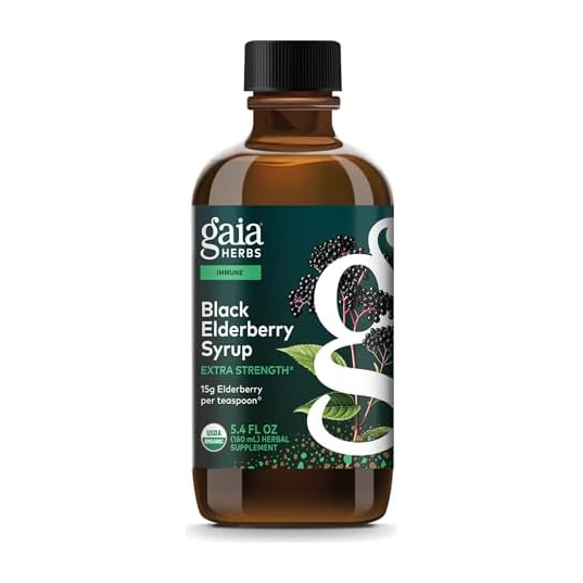 Gaia Herbs Black Elderberry Syrup
