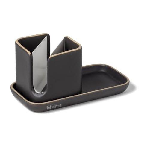 Full Circle Stash Ceramic Kitchen Sink Caddy