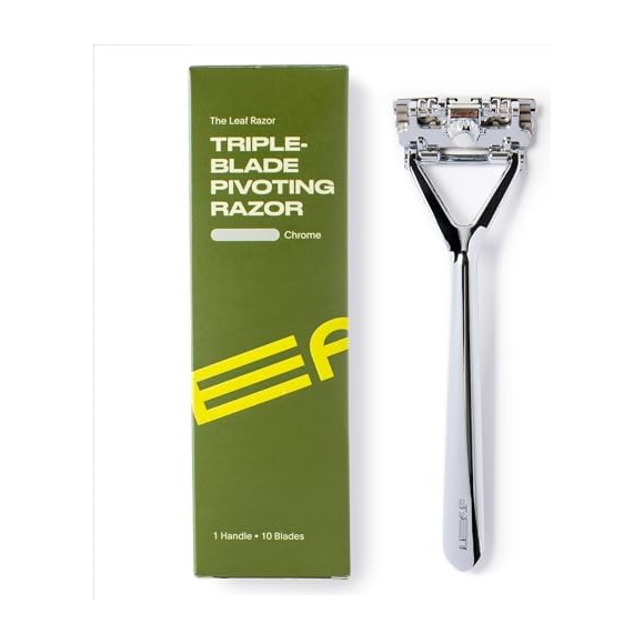Leaf Shave Leaf Razor All-Metal Safety Shaver