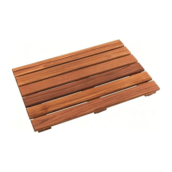 VaeFae Teak Wooden Shower Mat