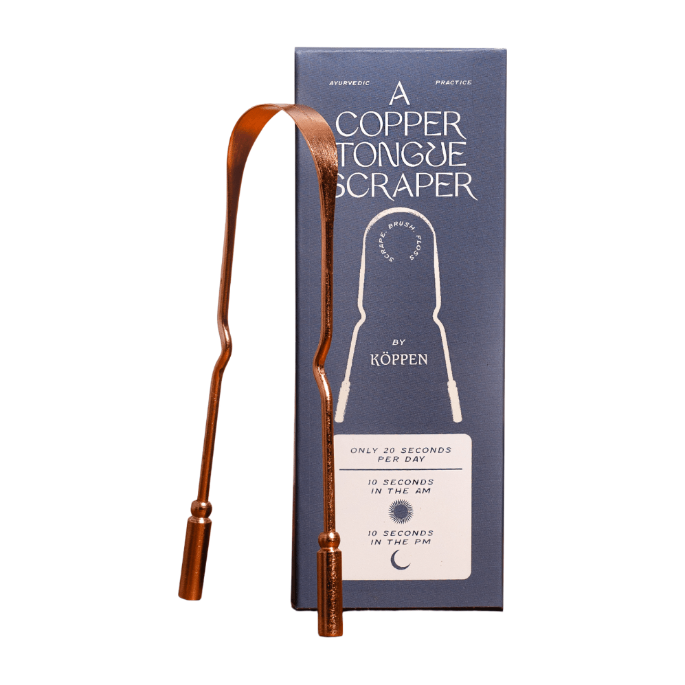 Pure Copper Tongue Scraper